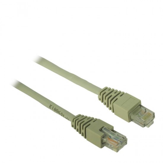 Cable UTP patch CAT5 1m Inter-Tech Grey