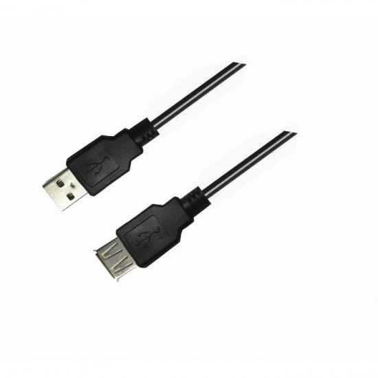 Cable USB M-F 1-8m Aculine USB-001